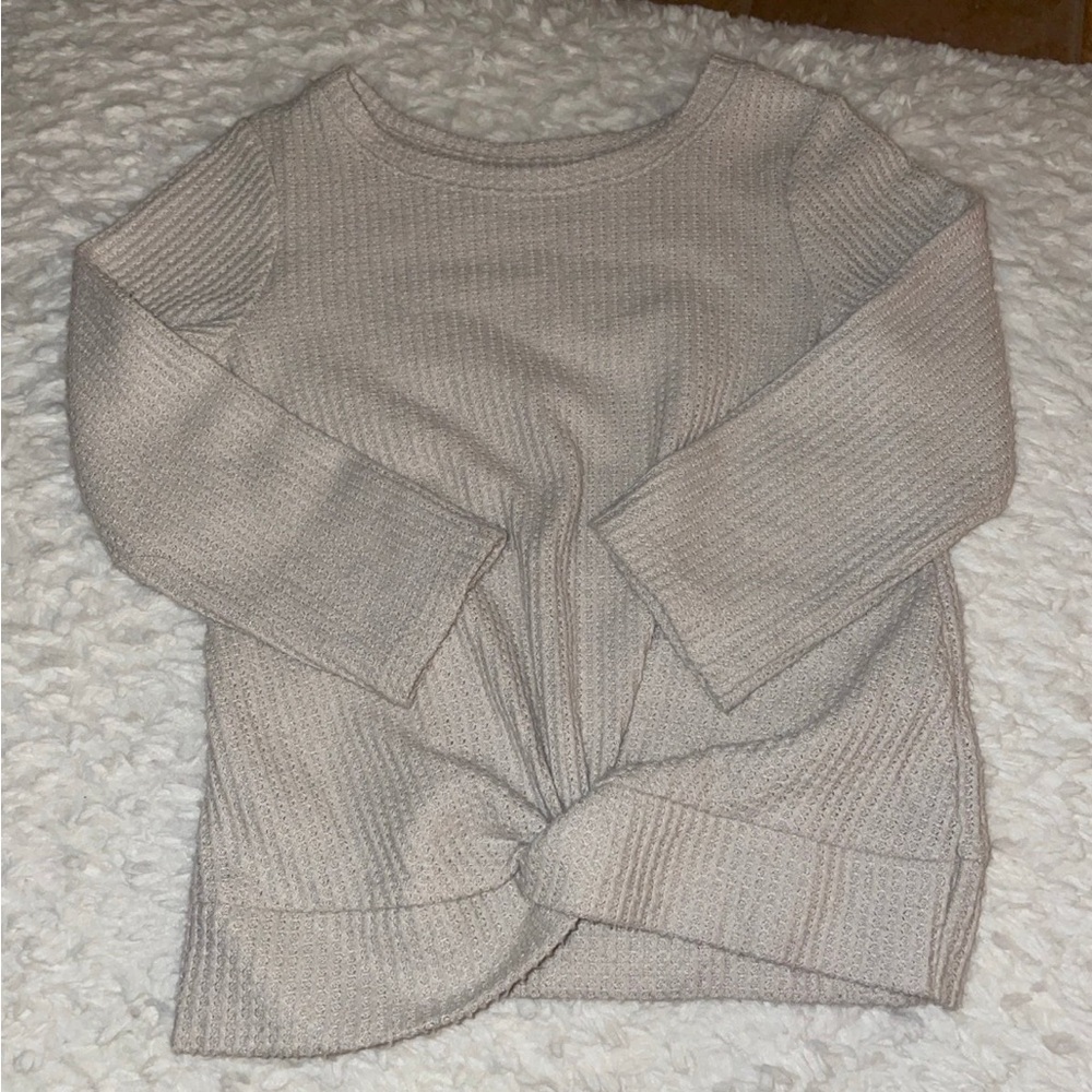 Cat & Jack Cream Knit Sweater